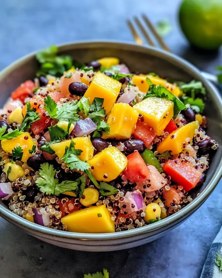 Homemade Mango Black-Bean Quinoa Salad photo