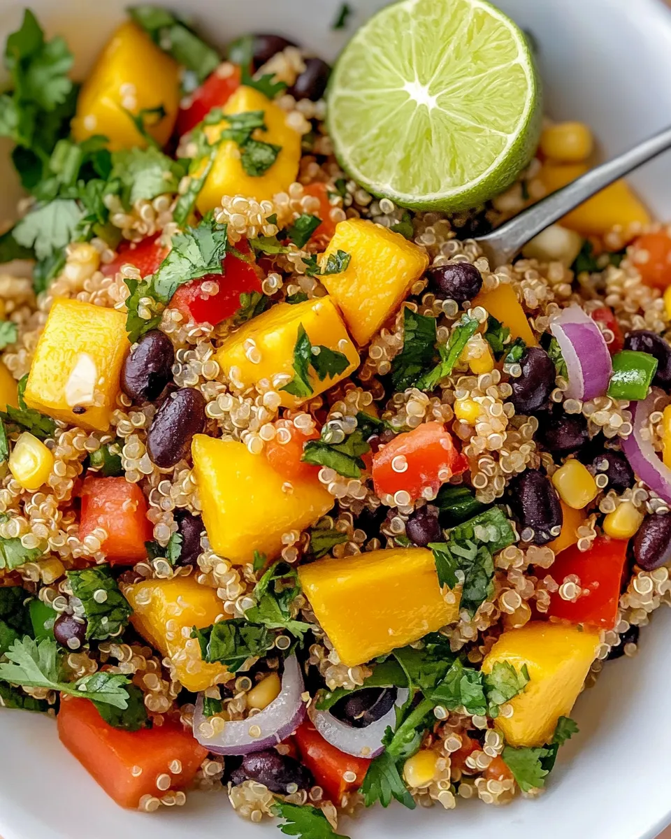 Classic Mango Black-Bean Quinoa Salad image