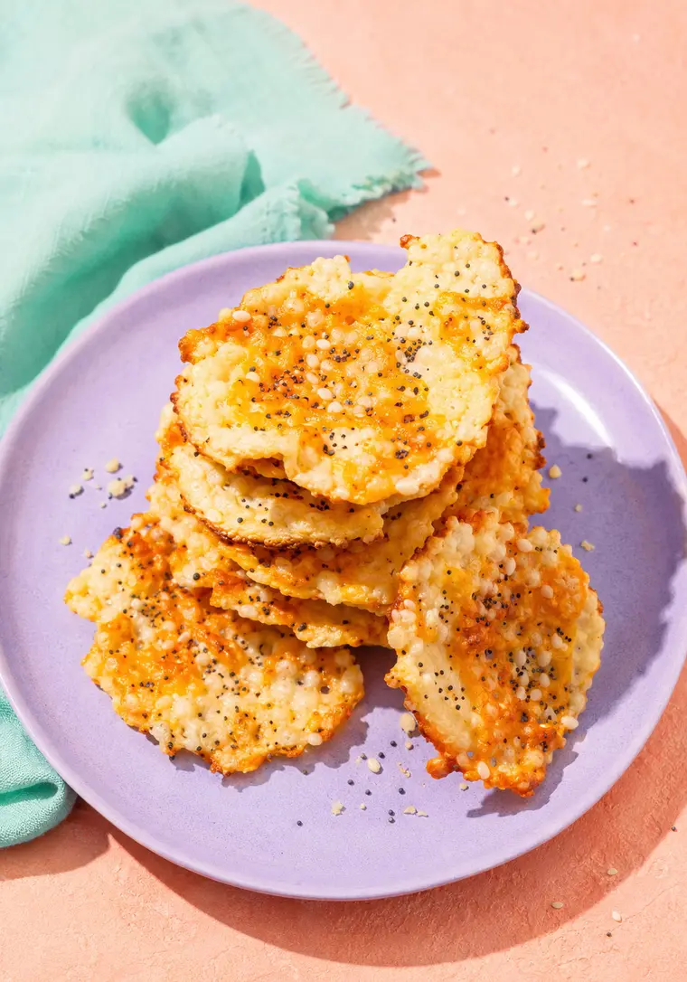 Crispy Cottage Cheese Coins