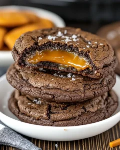 Chocolate Caramel Cookies