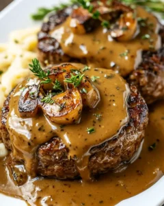 Hamburger Steak (with the best gravy!)