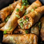 Homemade Air-Fryer Crunchy Lomein Spring Rolls recipe photo