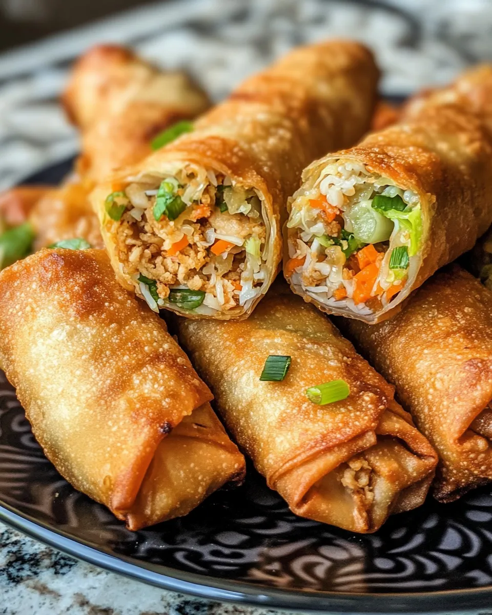 Delicious Air-Fryer Crunchy Lomein Spring Rolls picture