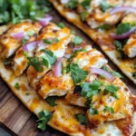 Homemade BBQ-Ranch Chicken Flatbreads photo