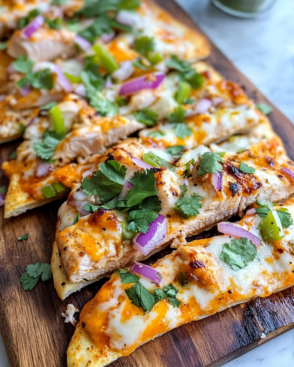 Classic BBQ-Ranch Chicken Flatbreads image