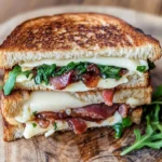 Delicious Brie & Fig-Jam Grilled Cheese recipe photo