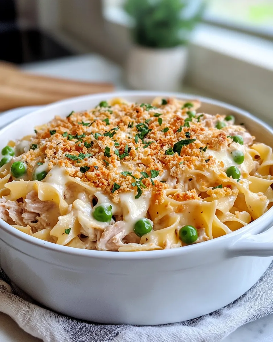 Homemade Budget Cheesy Tuna-Noodle Casserole photo