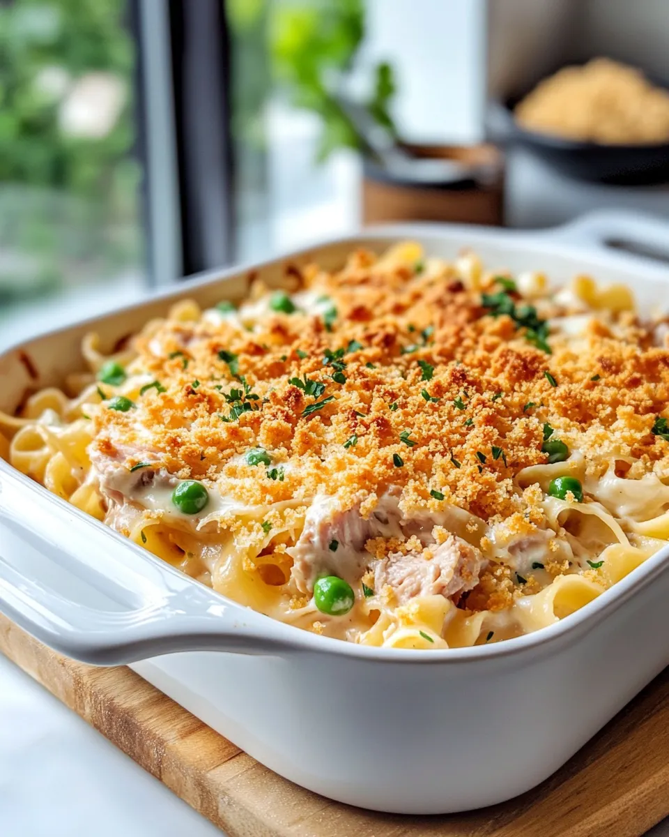 Delicious Budget Cheesy Tuna-Noodle Casserole dish photo