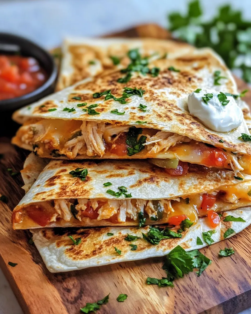 Classic Chicken Quesadilla Supreme image