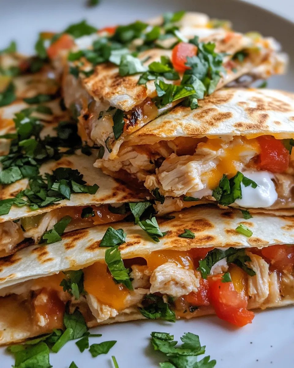 Easy Chicken Quesadilla Supreme recipe photo