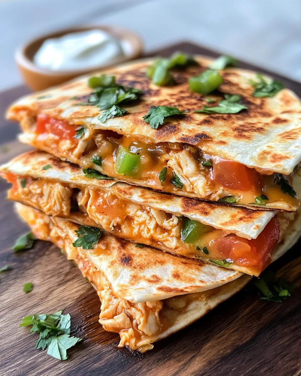 Delicious Chicken Quesadilla Supreme dish photo