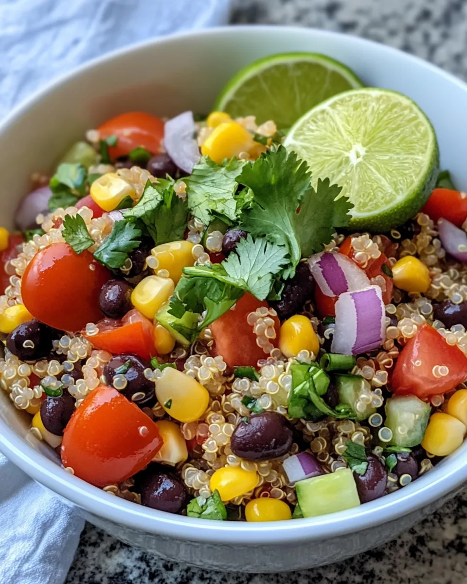 Easy Cilantro-Lime Quinoa Salad recipe photo