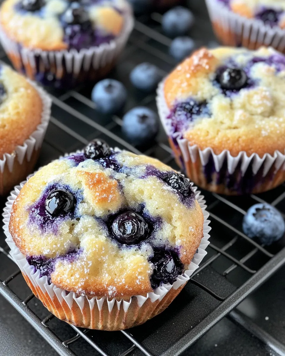 Delicious Classic Blueberry Muffins recipe photo