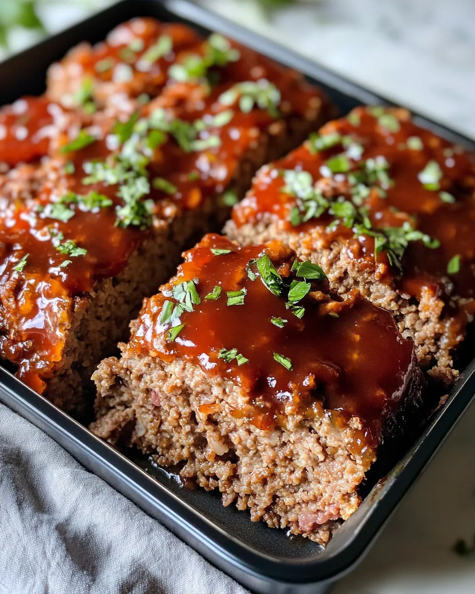 Homemade Classic Meatloaf with Tomato Glaze recipe photo
