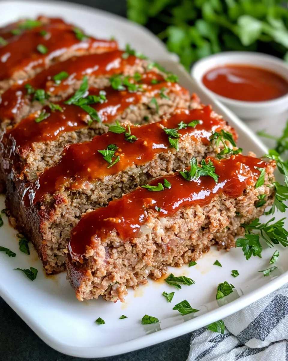 Delicious Classic Meatloaf with Tomato Glaze dish photo