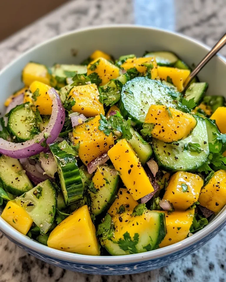 Sweet Cucumber-Mango TajÃ­n Salad image