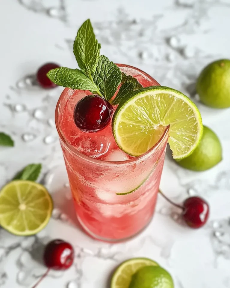 Homemade Fresh Cherry-Limeade Refresher photo