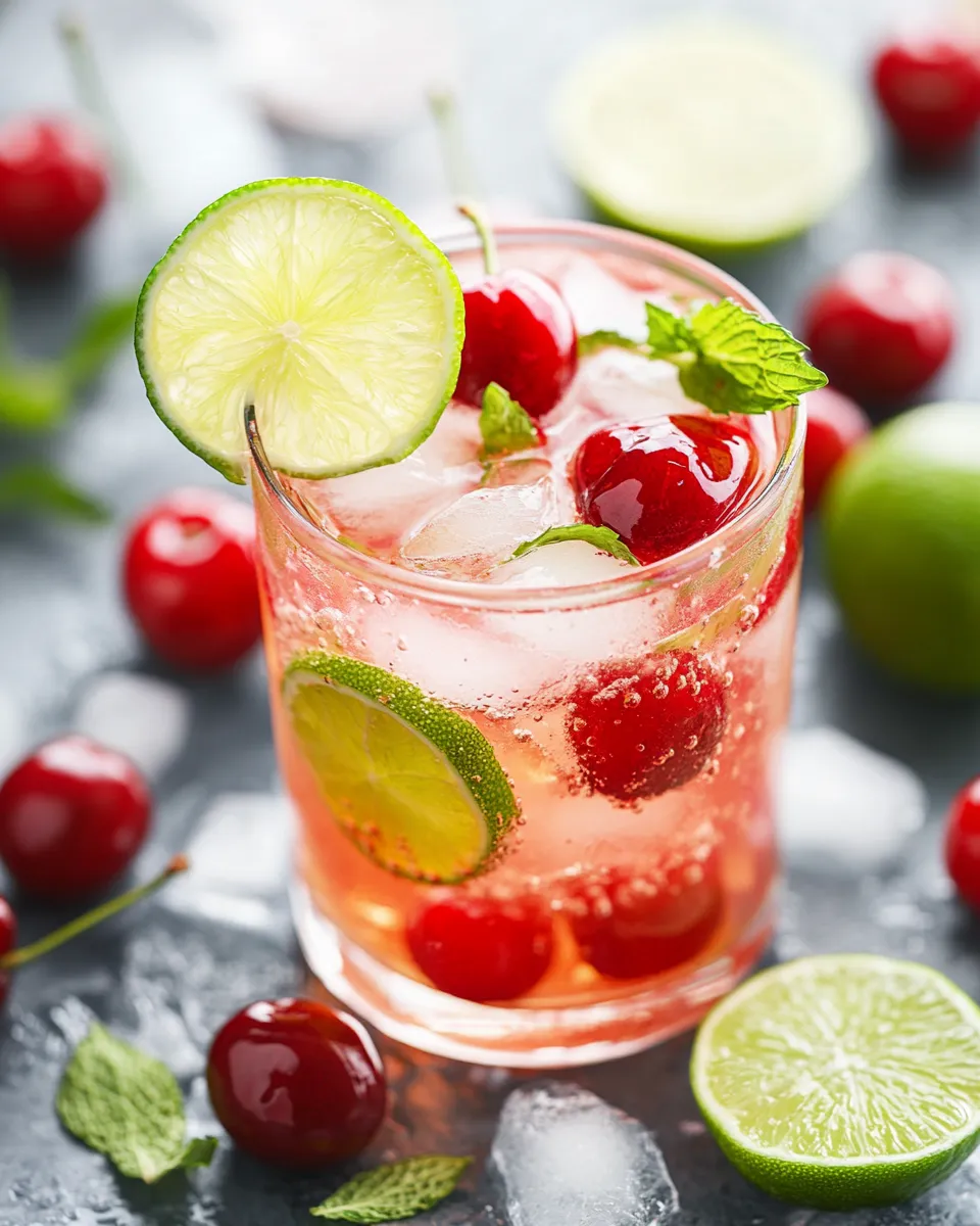 Classic Fresh Cherry-Limeade Refresher image