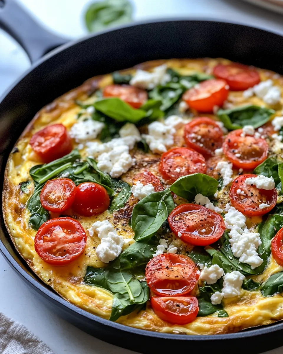 Classic Garden Veggie & Goat-Cheese Frittata dish photo