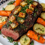 Homemade Garlic-Herb Butter Crockpot Pot Roast photo