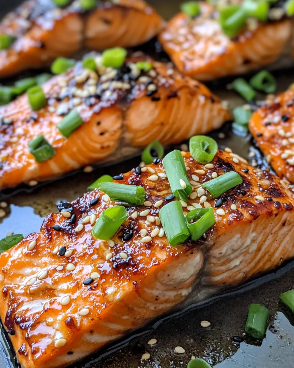 Healthy Ginger-Soy Glazed Salmon Fillet dish photo