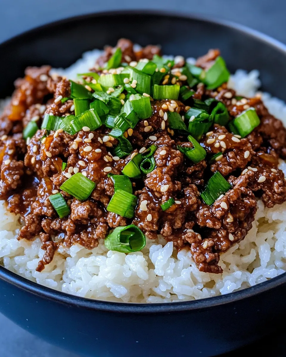 Classic Instant-Pot Korean Beef & Rice dish photo