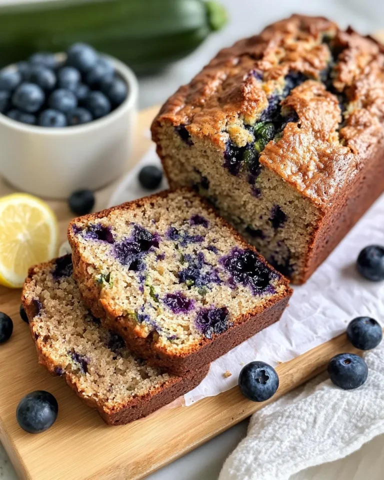 Homemade Lemon-Blueberry Zucchini Bread recipe photo