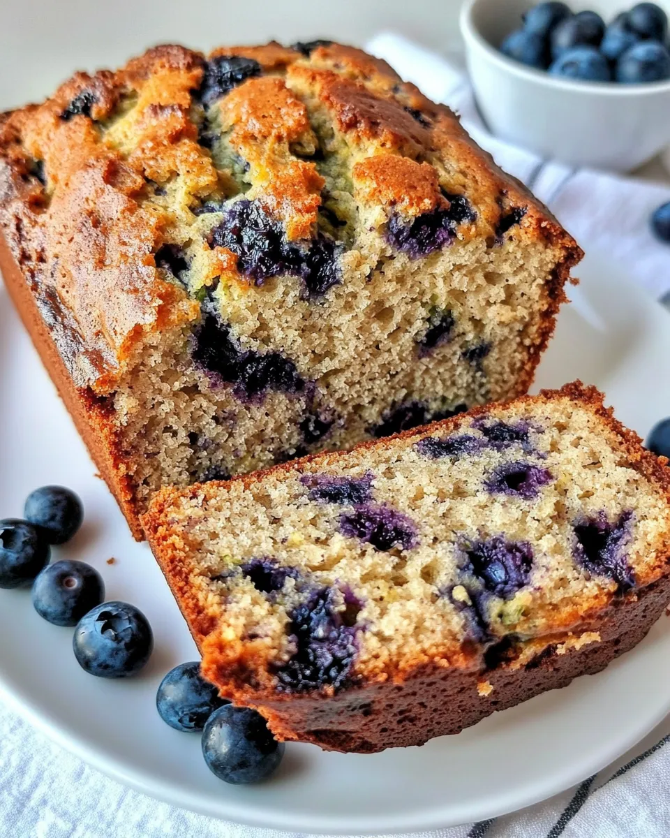 Classic Lemon-Blueberry Zucchini Bread dish photo