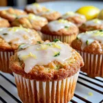 Homemade Lemon-Glazed Zucchini Bread Muffins recipe photo
