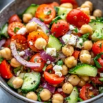 Homemade Mediterranean Chickpea Power Salad recipe photo