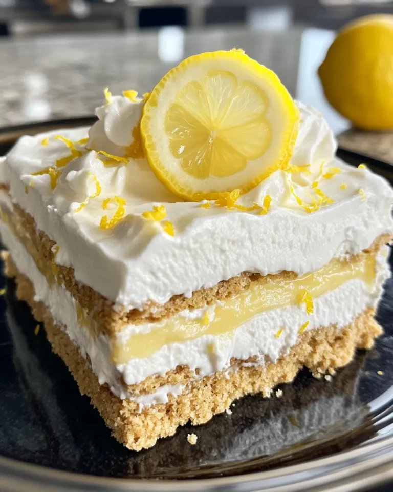 Homemade No-Bake Lemon Icebox Cake recipe photo