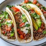Homemade One-Skillet Korean Ground-Beef Tacos recipe photo