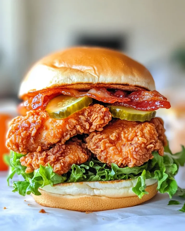 Homemade Pickle-Brined Fried Chicken Sandwich photo