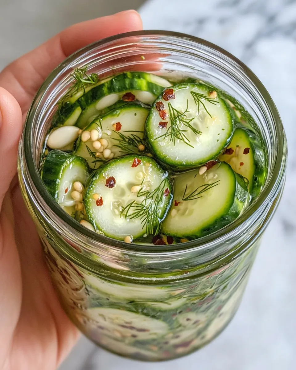 Classic Quick Refrigerator Garlic-Dill Pickles image