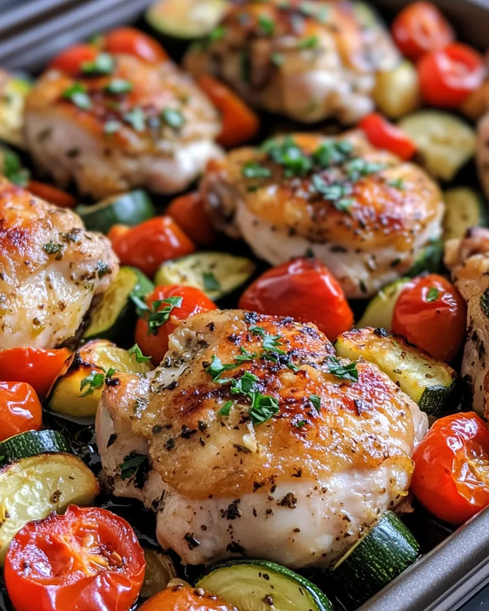 Classic Sheet-Pan Lemon-Herb Chicken & Veggies image