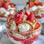 Homemade Strawberry-Pretzel Salad Cups photo
