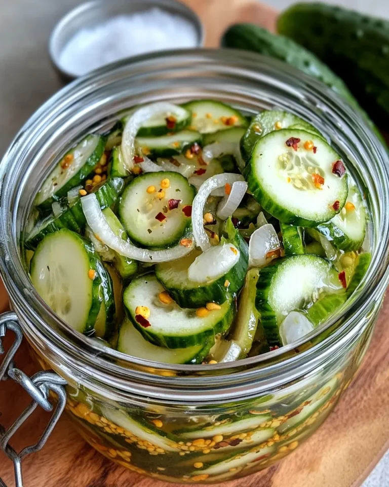 Homemade Sweet-Heat Overnight Bread-and-Butter Pickles photo