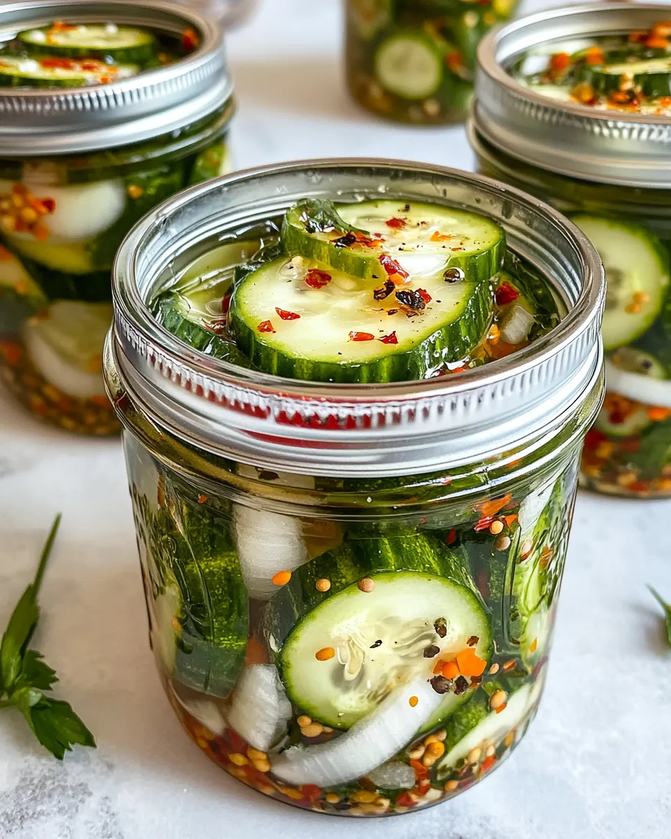 Classic Sweet-Heat Overnight Bread-and-Butter Pickles image