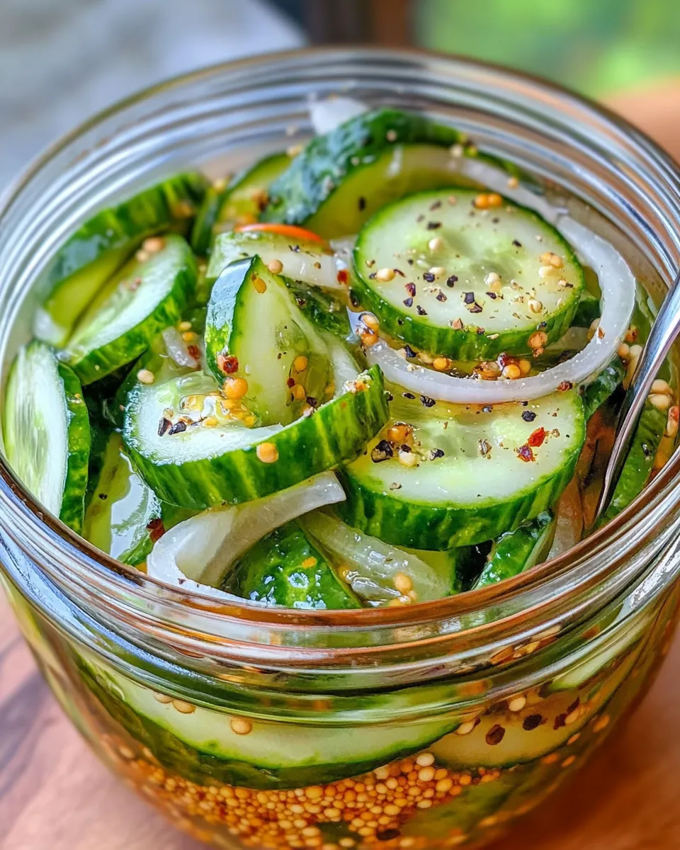 Easy Sweet-Heat Overnight Bread-and-Butter Pickles recipe photo