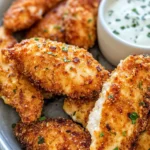 Homemade Takis-Crusted Chicken Tenders with Lime Ranch recipe photo