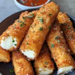 Homemade Takis-Crusted Mozzarella Sticks photo
