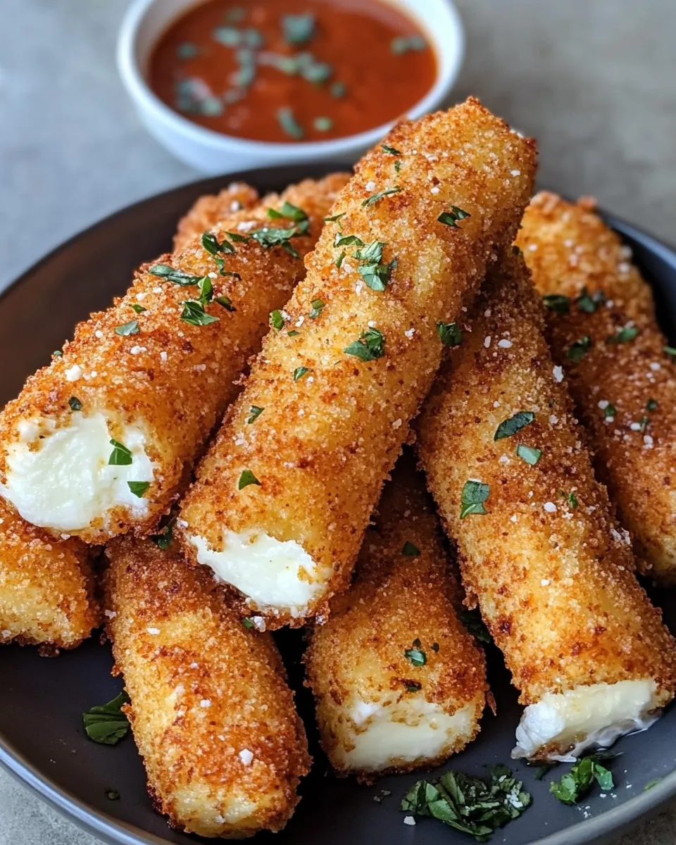Homemade Takis-Crusted Mozzarella Sticks photo