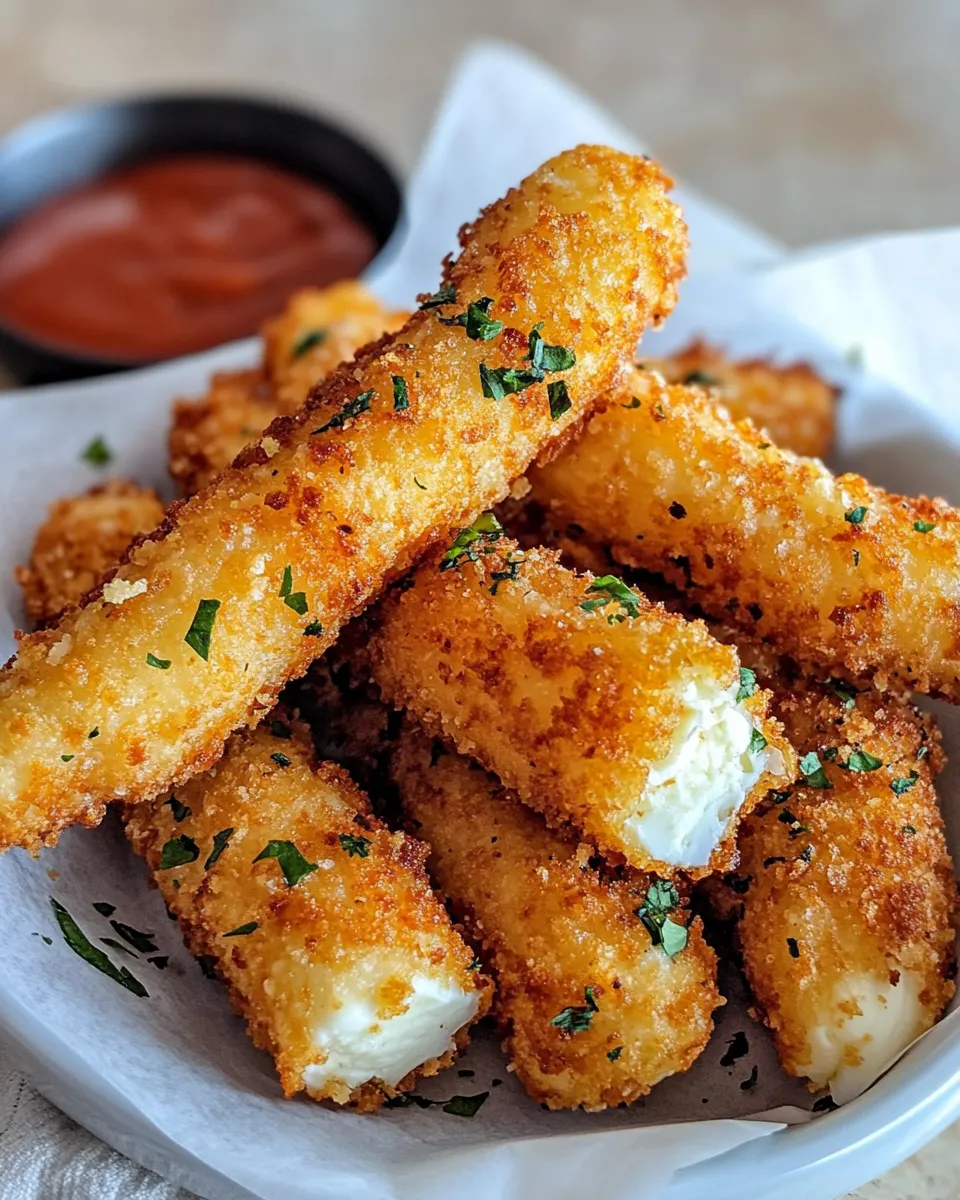 Classic Takis-Crusted Mozzarella Sticks image