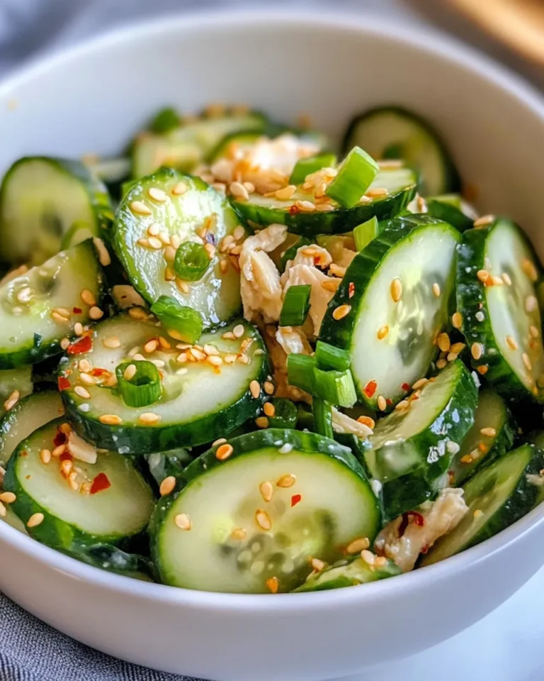 Homemade Viral Crunchy Cucumber Salad Copycat recipe photo