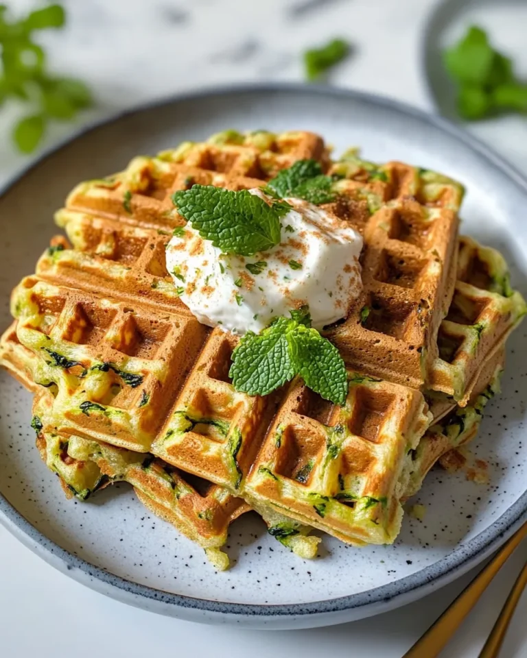 Homemade Zucchini-Bread Waffles photo