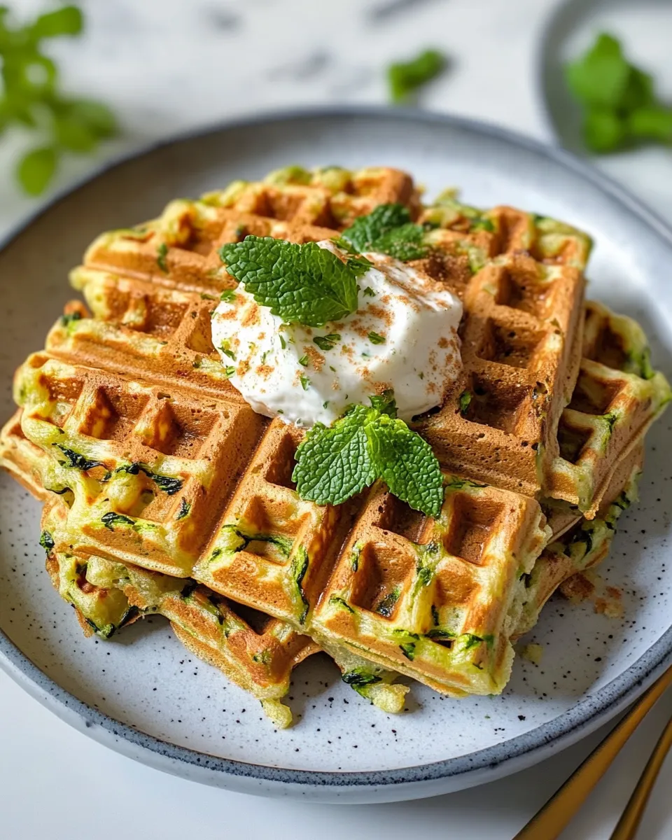Homemade Zucchini-Bread Waffles photo