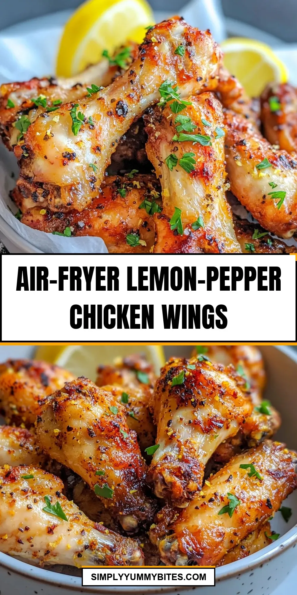 How To Make Simple Air-Fryer Lemon-Pepper Chicken Wings