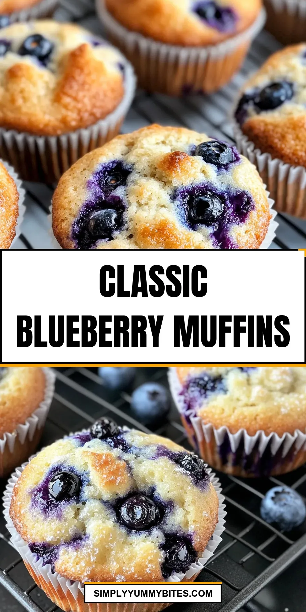Quick Classic Blueberry Muffins