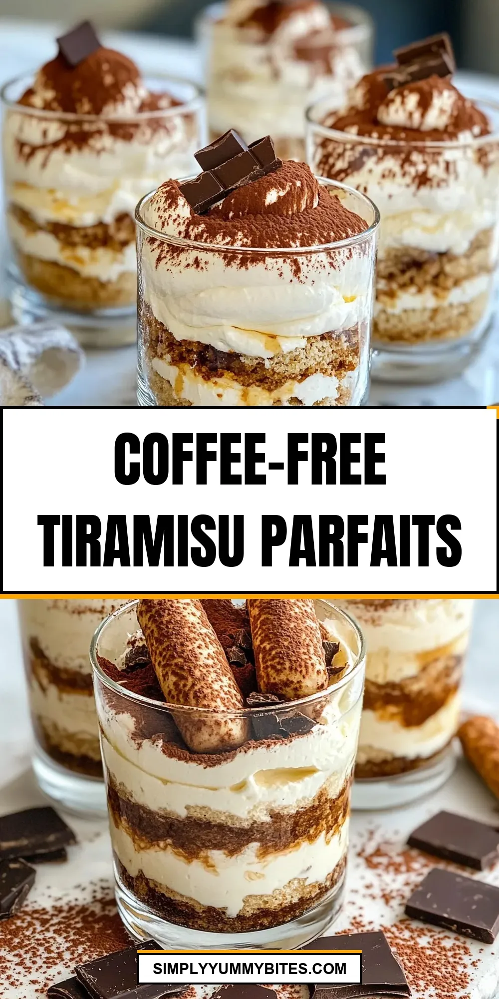 How To Make Tasty Coffee-Free Tiramisu Parfaits