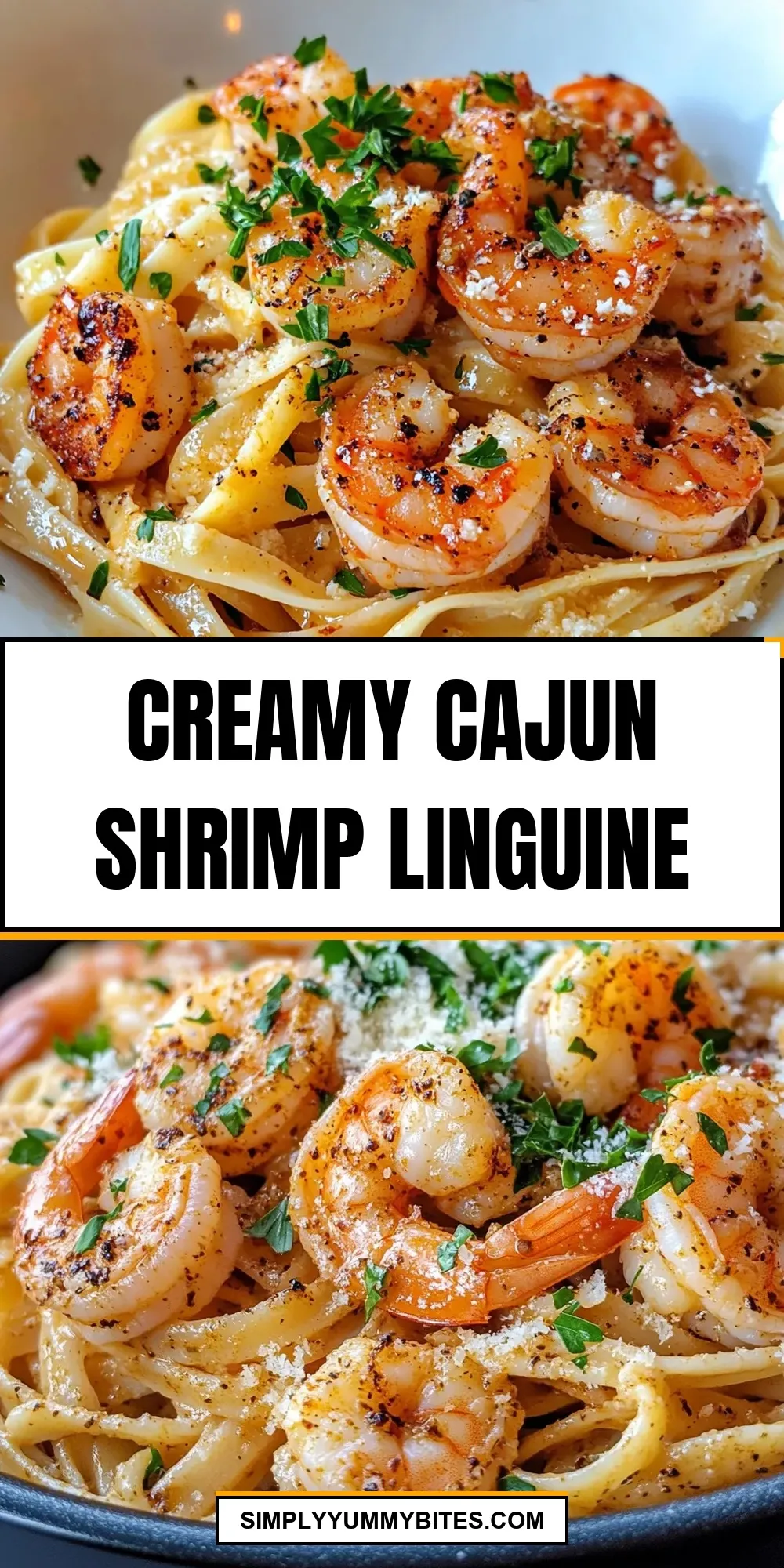 The Best Creamy Cajun Shrimp Linguine Ever